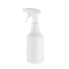 定制750毫升白色PE线塑料酸和碱触发喷雾瓶，用于家用清洁花朵