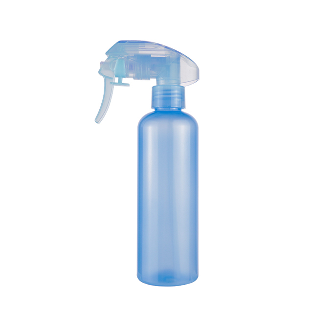 定制200毫升细雾透明蓝色宠物喷雾瓶，用于个人护理酒精清洁