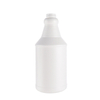定制750毫升白色PE线塑料酸和碱触发喷雾瓶，用于家用清洁花朵