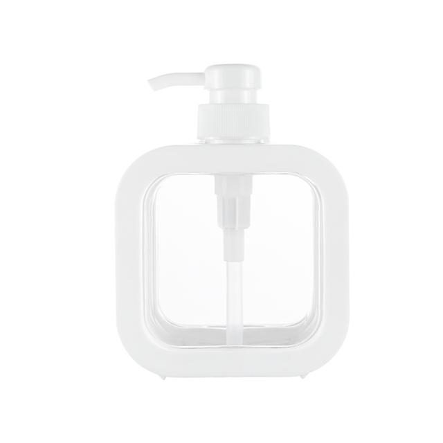 300毫升500毫升平方空泵乳液空瓶分配器洗发水沐浴露塑料乳液泵瓶