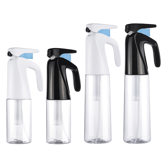 新设计200毫升300ml可重复使用的家庭清洁塑料花园喷雾器化妆品细雾连续喷雾瓶