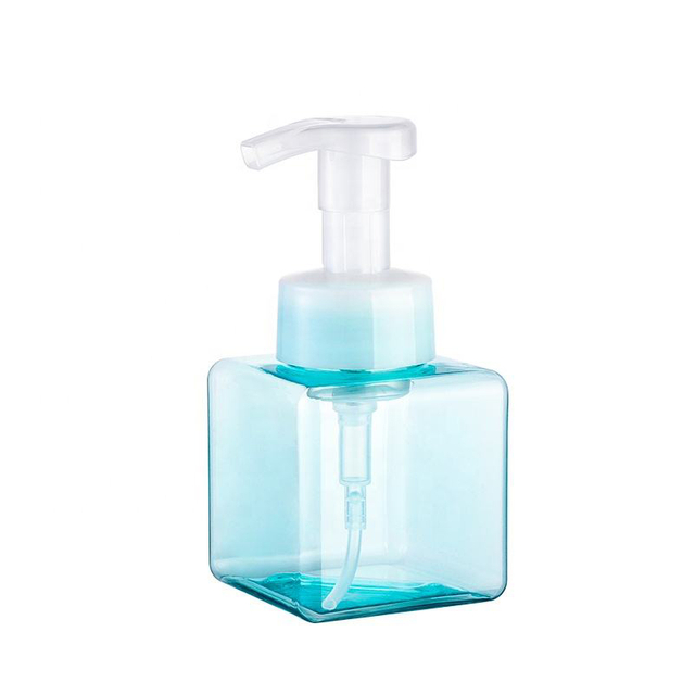 高质量250毫升450ml 650ml方形肥皂分配器泡沫泵塑料空泡沫瓶