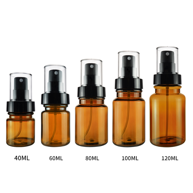 40ml 60ml 80ml 100ml 120ml 白色塑料细雾喷雾瓶，适用于旅行化妆品和护肤品