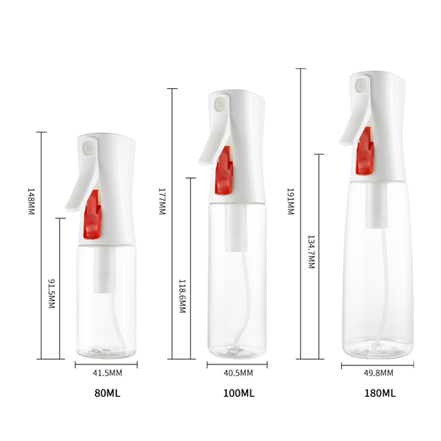 制造商 80 毫升 100 毫升宠物爽肤水护肤香水空喷雾瓶可重复使用塑料连续喷雾瓶