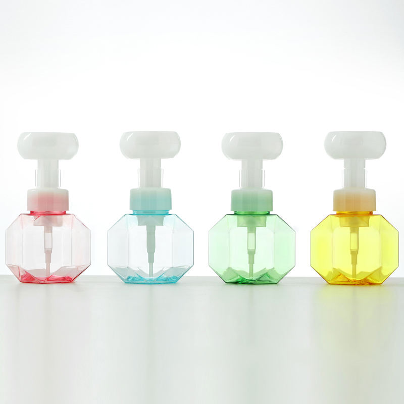 新设计的手洗塑料空的花泡沫泵瓶