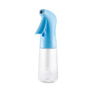 新设计的160毫升200ml蓝色透明塑料细雾触发喷雾瓶美发沙龙连续喷雾瓶