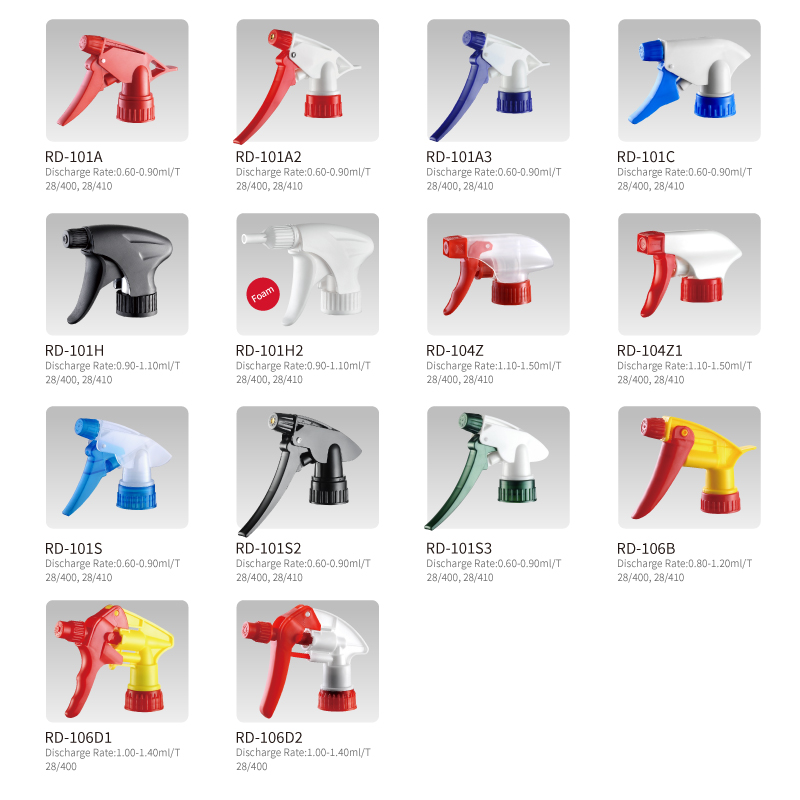 OEM ODM 400ml HDPE 家用清洁产品喷雾瓶制造商