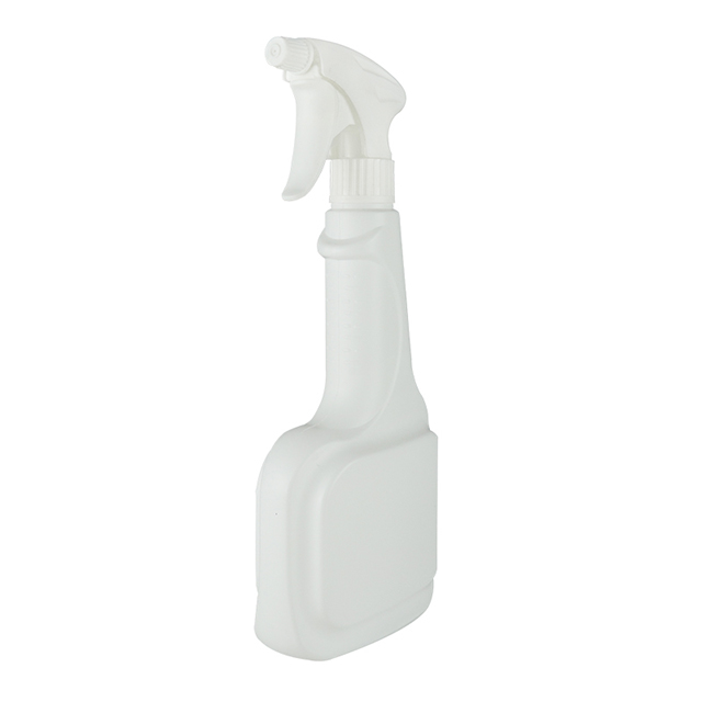 500毫升HDPE空塑料白色触发喷雾瓶，用于厨房家用家庭清洁