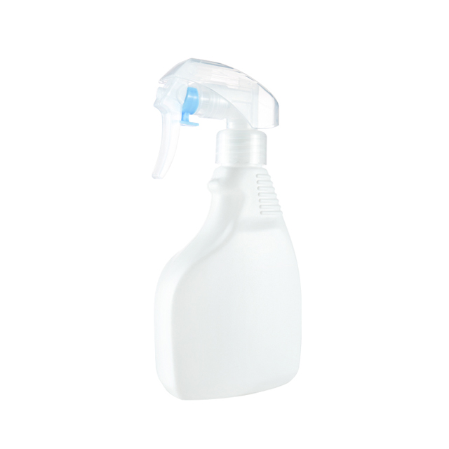 300 毫升白色可重复使用 HDPE 塑料空扳机喷雾瓶，适用于厨房和家居清洁液