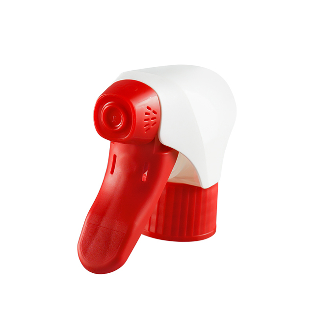 全新设计 28 毫米彩色耐酸碱不溢出清洁剂全塑料扳机喷雾器 PP 花园喷雾头瓶