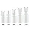 40ml 60ml 80ml 100ml 120ml 白色塑料细雾喷雾瓶，适用于旅行化妆品和护肤品