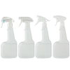 500毫升HDPE空塑料白色触发喷雾瓶，用于厨房家用家庭清洁
